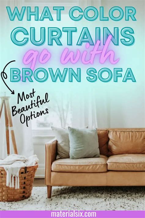 What Color Curtains Go With Dark Brown Sofa Resnooze