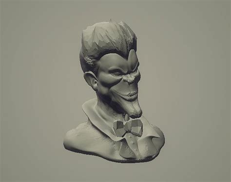 Joker Bust 3D Printing Model