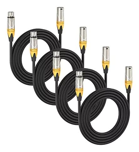 Mfl Cable Dmx Flexible De 15 Pies Xlr 3 Pines Para Stage Cuotas