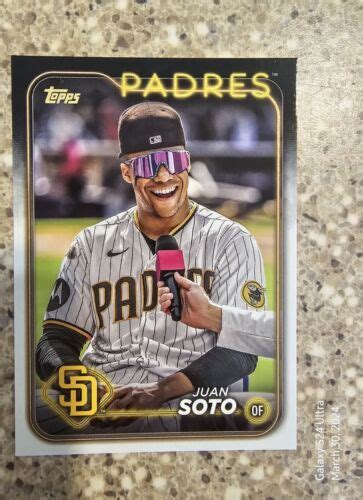 JUAN SOTO 2024 TOPPS SERIES 1 50 GOLDEN MIRROR IMAGE VARIATION SSP