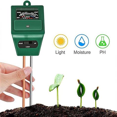 Medidor De Ph Umidade E Luminosidade De Solo Em Mfl Acessorios Ltda