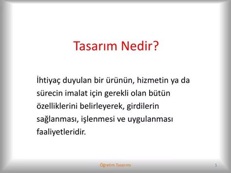 PPT Tasarım Nedir PowerPoint Presentation free download ID 5490875