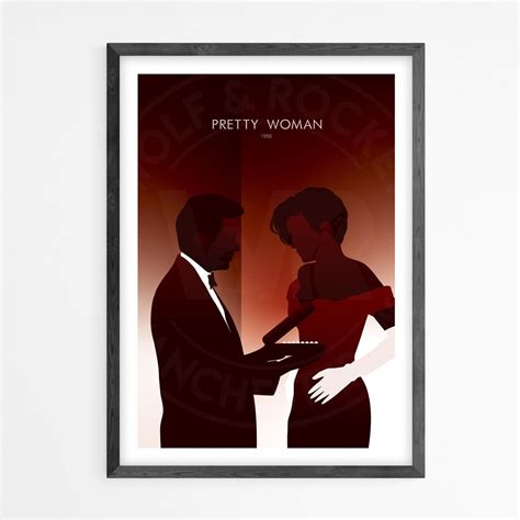 Pretty Woman Movie Poster Print, Wall Art, Minimalist Poster, Film ...