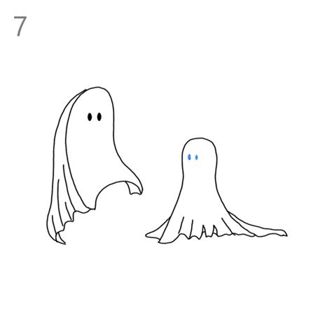draw ghosts step  step easy drawing guides drawing howtos