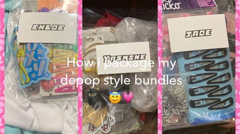 How I Package Up My Style Bundles 💗 Depop Style Bundles Youtube