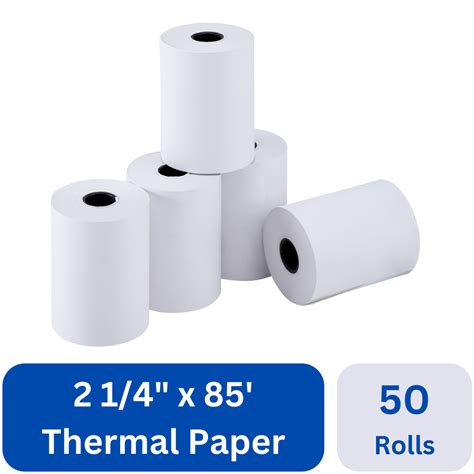 Karat 2 14 X 200 Thermal Paper Rolls Adding Machine Calculator Thermal Printer Paper