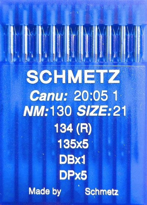 Schmetz 10 Round Shank Sewing Machine Needles System 134 R Industrial