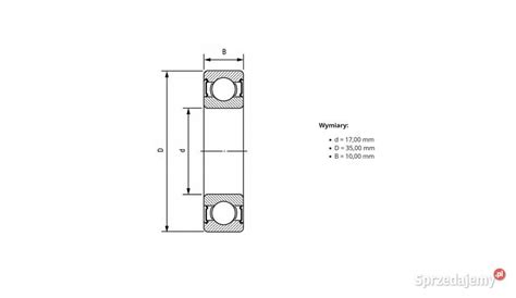 Łożysko 6003 FAG 17x35x10 mm Łódź Sprzedajemy pl