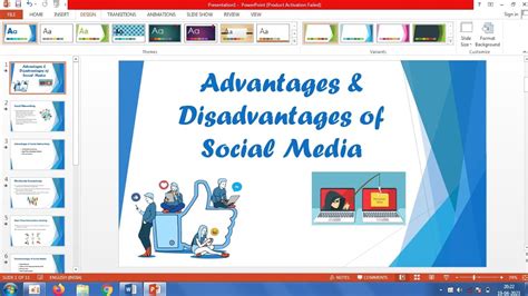 Create A Powerpoint Presentation On Advantages And Disadvantages Of Social Media How To Make Ppt