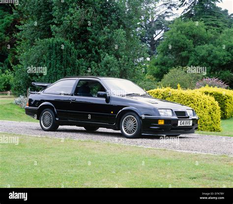 Ford Sierra RS500 Cosworth Road Car 1987 in Black at beaulieu motor museum mk1 1st generation ...