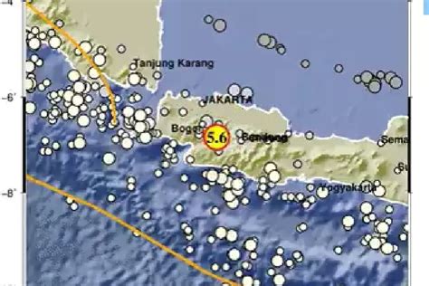 Gempa M Guncang Cianjur Getaran Sampai Jakarta Harian Terbit