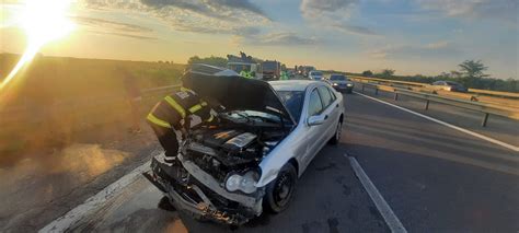 Accident pe Autostrada București Pitești Mașină făcută ZOB Ziarul Top