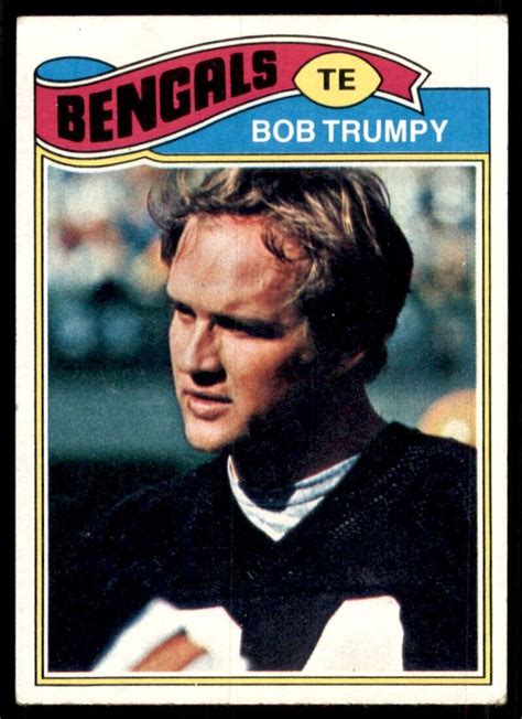 1977 Topps Bob Trumpy Cincinnati Bengals 135 EBay