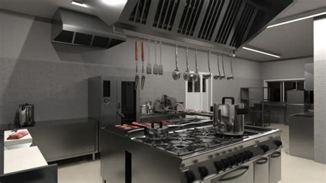 Progetto Di Una Cucina Per Ristorante Con Norme E Modello Bim Biblus