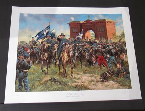 Don Troiani Civil War Print Cemetery Hill Never Framed Mint Print