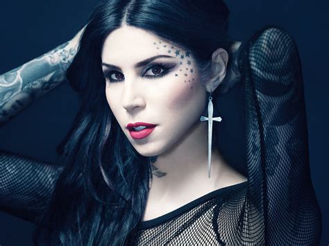 Wallpaper Kat Von D Women Tattoo Artist 1334x1000 Casiner