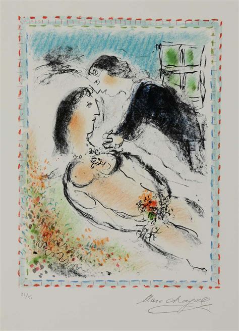 Marc Chagall Marc Chagall Creation Adam And Eve Original