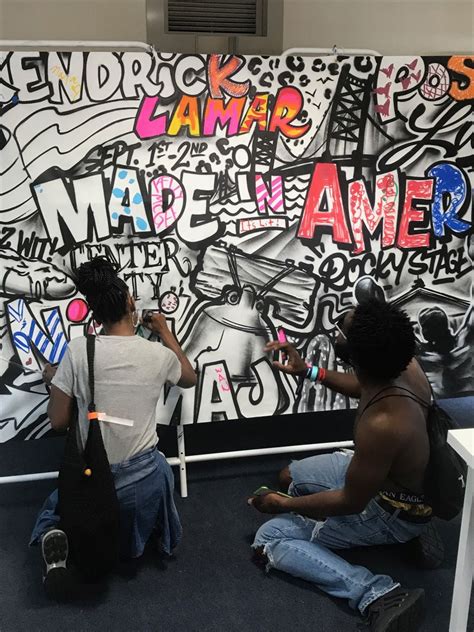 Guests Having A Blast Coloring Our Interactive Coloring Book Mural