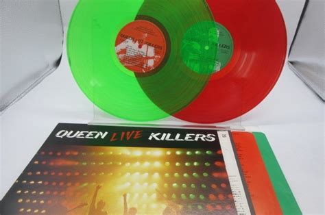 カラー盤 QUEEN クイーン Live Killers ライブ キラーズ LP 12インチ Elektra P 5567 8E ロック