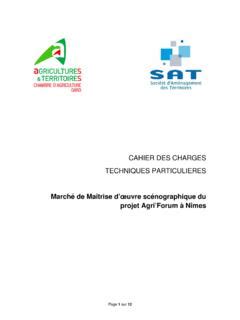 Cahier Des Charges Techniques Particulieres Cahier Des Charges