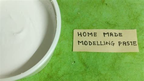 25 How To Make Modelling Paste Home Made Modelling Paste Diy