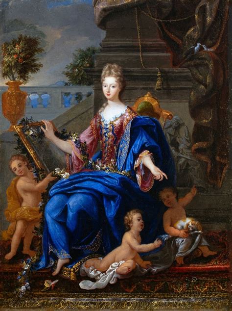 Proantic Portrait de la Duchesse du Maine François de Troy 1645 17