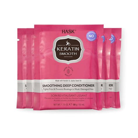 Amazon.com: HASK KERATIN Smoothing Deep Conditioner Treatments for all