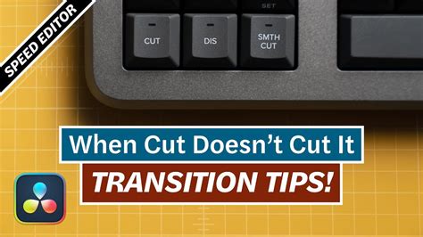 How To Add Transitions In Davinci Resolve Speed Editor Tutorial Youtube