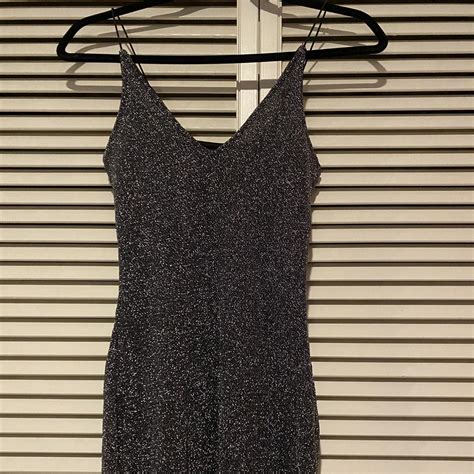 Divided H M Dress Size US 2 Sparkly Black Depop