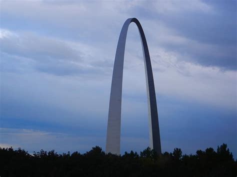 Arch Landmark Downtown Architecture Travel Usa Missouri Saint