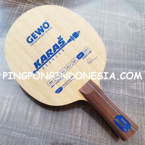 Jual Gewo Karas Scepter Kayu Pingpong Blade Tenis Meja Bet Bat