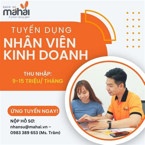 2024 MÁ HẢi TuyỂn DỤng NhÂn ViÊn PhÁt TriỂn ThỊ TrƯỜng Bánh Mì Chả