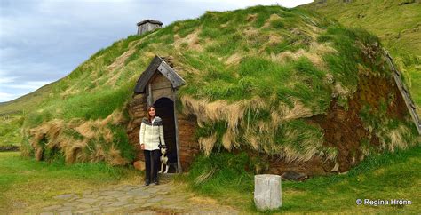 Viking Areas In Iceland Eiríksstaðir Long House In West