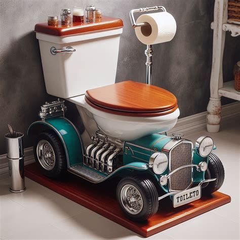 Classic Car-Shaped Toilet: The Perfect Classic Style Choice