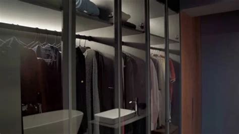 Modern wardrobe,Modern Luxurious Walk-In... | Stock Video | Pond5