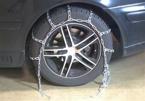 Passenger Link Tire Chain Installation Instructions