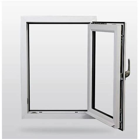 White Upvc Hinged Window Glass Thickness Mm At Rs Square Feet In