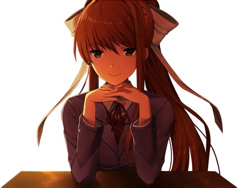 Download Just Monika Png Doki Doki Literature Club Monika Png Full