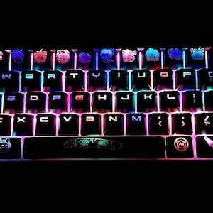 Projekt Melody Anime Theme Backlit Keycap Set Keys With