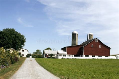 Amish farm and house stock photo. Image of rural, road - 6273442