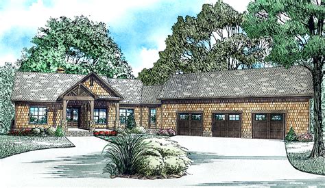 Picturesque Mountain Ranch Home Plan - 60602ND | Architectural Designs - House Plans