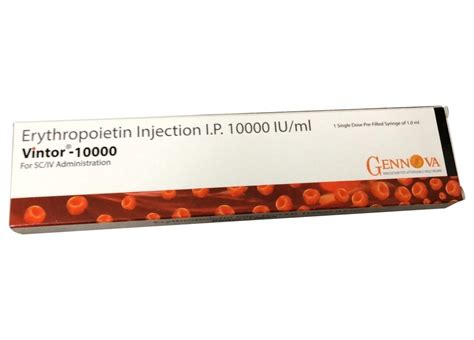 Genova Vintor Erythropoietin Injection Prescription At Rs