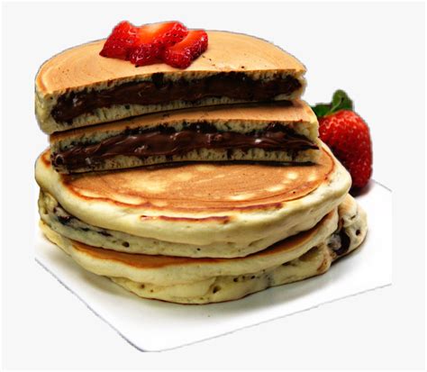 #pancakes #chocolate #nutella #strawberry - Nutella Pancakes With ...