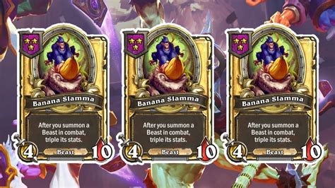 Triple Golden Banana Slamma Is Unstoppable Dogdog Hearthstone