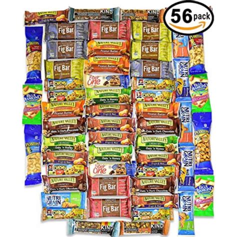 Healthy Snacks And Bars Variety Pack T Snack Box Bulk Sampler Care Package 56 Count