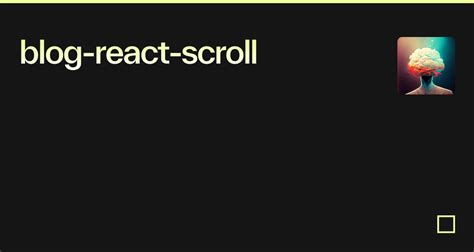 Blog React Scroll Codesandbox