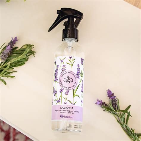 Água perfumada para tecidos Lavanda Perfumes do Jardim