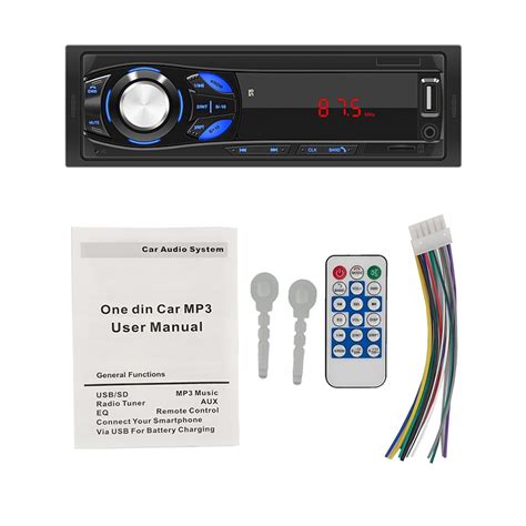 RADIO SAMOCHODOWE 1DIN MIKROFON SD USB BLUETOOTH porównaj ceny