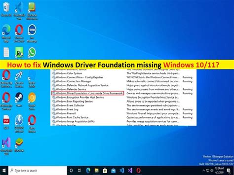 How To Fix Windows Driver Foundation Missing Windows Steps