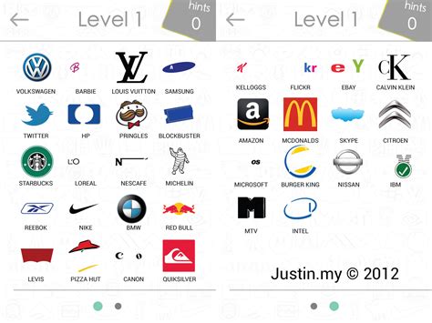 Logos Quiz Answers Justin My